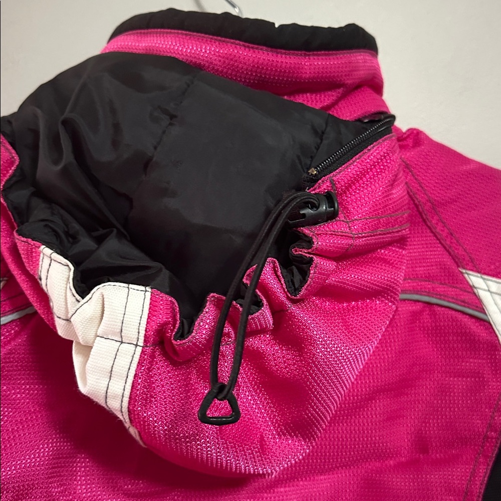 Yamaha Youth Adventure Hooded Jacket Size 6 Pink Black - Picture 8 of 8